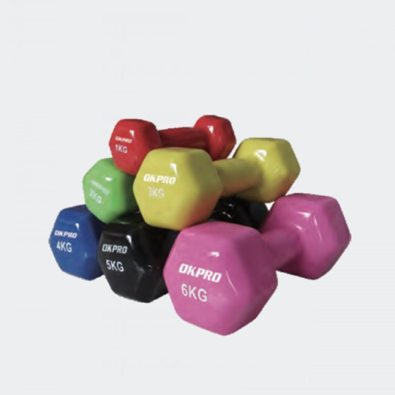 VINYL HEX DUMMBELL - 4KG